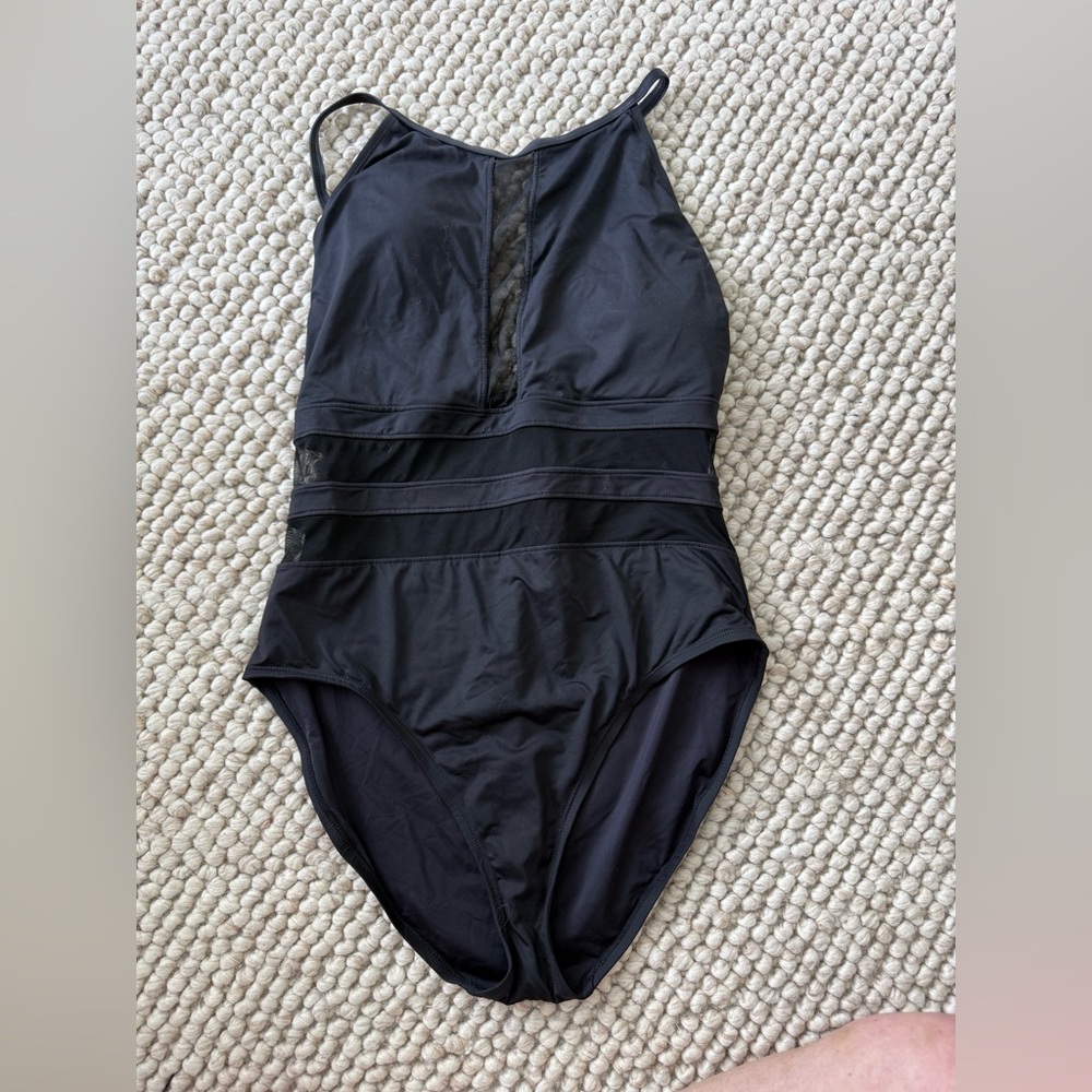 La Blanca Black One-Piece Swimsuit. 14